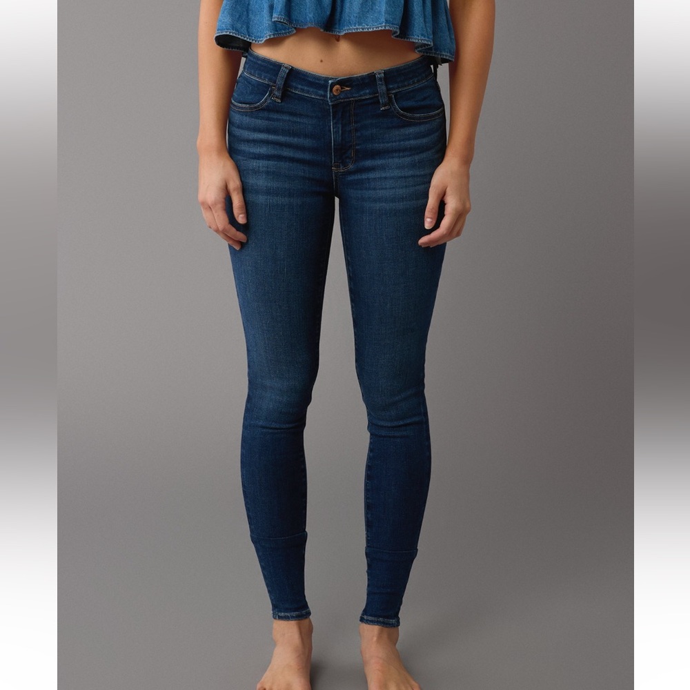 AE Low Rise Dark Shadow Jeggings